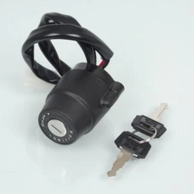GÉNÉRIQUE Neiman contacteur à clé pour Moto Yamaha 125 DTMX 4 fils / 2A6-82508-20 Neuf