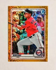 Alex Kirilloff 2020 Bowman Chrome #BCP-80 Prospect GOLD Refractor 47/50 E4