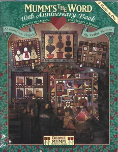 Quilt Anleitung & Muster Buch - 10. Jahrestag Buch DEBBIE MUMM 4 Bücher n eins - Bild 1 von 1