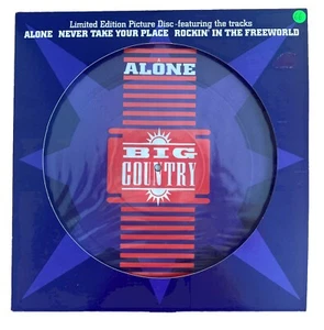 Big Country - Alone 12" Picture Disc 3 Track Record 12PULSPD4 Lt Edition 1993 Ex - Picture 1 of 9