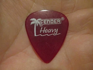 25 PINCHAS DE GUITARRA FENDER - CALIFORNIA TRANSPARENTE 351 TIPO EN ROJO "CANDY APPLE" - PESADAS - Imagen 1 de 3