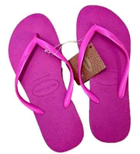 Slim Rosa Havaianas Thongs Flip Flops Size 6 W ( 35-36 ). RRP $39.99. NWT. - Imagen 1 de 2