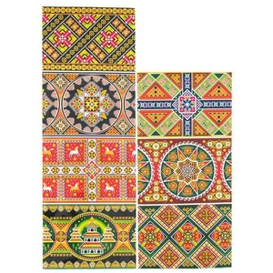 7 & Animal Symbols Ukrainian Easter Egg Decorating Wraps Heat Shrink Sleeves - Picture 1 of 4