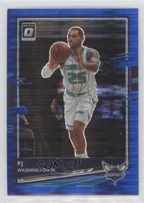 2020-21 Panini Donruss Optic Blue Pulsar Prizm PJ Washington Jr #137 - Image 1 of 2