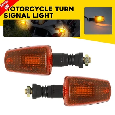 For Yamaha XT350 XT600 XT550 XT250 FZ750 Rear Turn Signal Indicators Lights Pair - Изображение 1 из 4