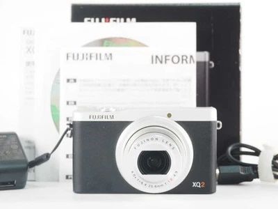 Fujifilm XQ2 12.0MP Compact Digital Camera Black & Silver Original Box #Z5460A - Image 1 of 4
