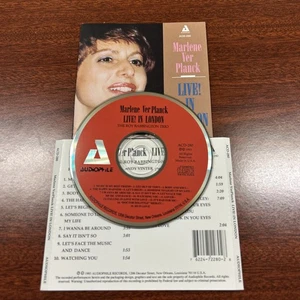 Live in London Ver Planck, Marlene CD, 1993 Disc & Inlay Only No Case Free Ship - Picture 1 of 6
