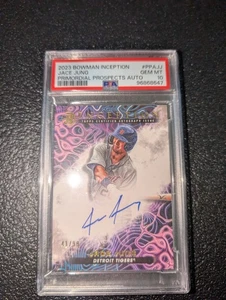 2023 Bowman Inception Jace Jung primordial prospects auto /99 #PPA-JJ PSA 10  - Picture 1 of 5