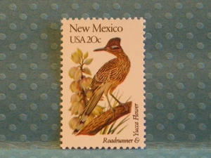 EINZELNE Vintage 20c US Briefmarke - New Mexico's State Bird and Flower - Nr. 1983 - Bild 1 von 1