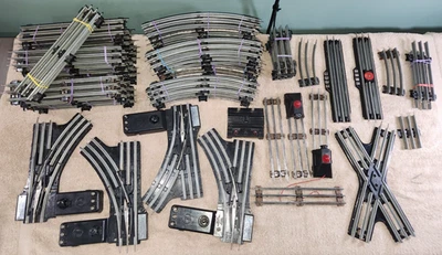 VTG 70- PIECE  0-Gauge  Train Track  with Switches, Controllers, etc. - Image 1 of 4