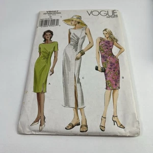 VOGUE Vintage  Sewing Pattern V8027 Misses' Dress Y2K Fashion Size D 12-14-16 - Picture 1 of 9