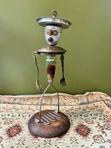 Vintage Junk Art Sculpture Repurposed Kitchen Tools Kitchen Decor Handmade - Picture 1 of 6