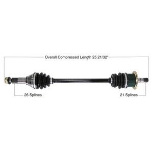 Tytaneum Front Left CV Axle 813-0028 - Picture 1 of 1