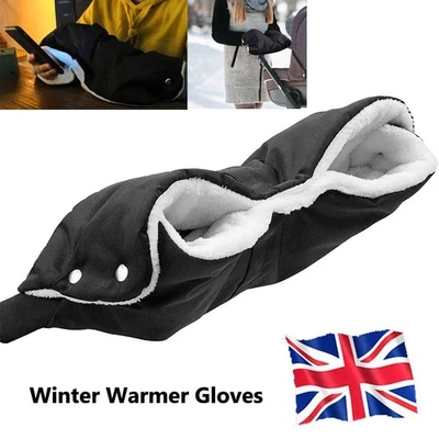 Winter Warmer Gloves Pram Pushchair Hand Muff Waterproof Stroller Accessory Gift