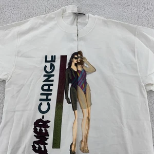 Vtg 90s Heat Color Changing Business Hours Beach Bikini Babe T-Shirt Small Surf - Picture 1 of 11