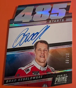 Panini Prime NASCAR 2023 Brad Keselowski Prime Number Signatures #08/10 automático - Imagen 1 de 1