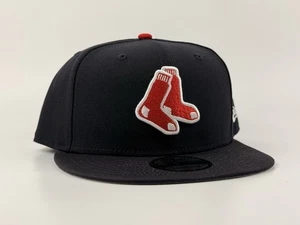 Boston Red Sox New Era Cap 9 Fifty Snapback Mütze Navy Blau Rot Socken - Bild 1 von 4