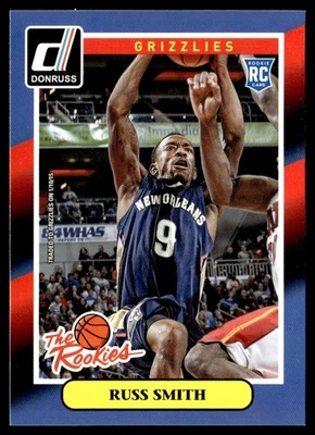 2014-15 Donruss The Rookies Russ Smith Rookie New Orleans Pelicans #24 - Image 1 of 2