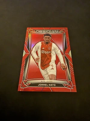 Panini Obsidian 2024-25 Jorrel Hato Numbered 1/10 Red Flood First Print - Ajax - Image 1 of 3
