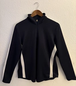 Greg Norman Play Dry Golf Polo feuchtigkeitsableitendes Langarmshirt Oberteil Damen Gr. L blau - Bild 1 von 7