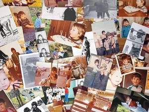 Vintage Photos Native American Children 68 Photographs Blk/Wht & Color 70s 80s - Picture 1 of 21