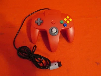Red Classic Controller For Nintendo 64 For N64 Gamepad Brand New 1910 - Image 1 of 4