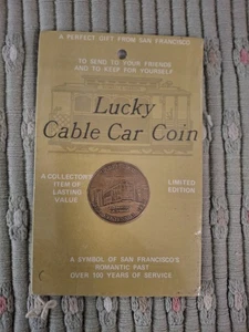 San Francisco, California - Moneda teleférico de la suerte 100 años de servicio edición limitada - Imagen 1 de 2