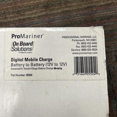 PROMARINER 05504 DIGITAL MOBLIE CHARGER 12V In 12V - Image 1 of 4