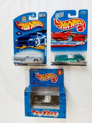 Ford Thunderbird 1963 Hot Wheels Toy Shop con pilotos reales, primeras ediciones #644, #119 Foto 1 de 2