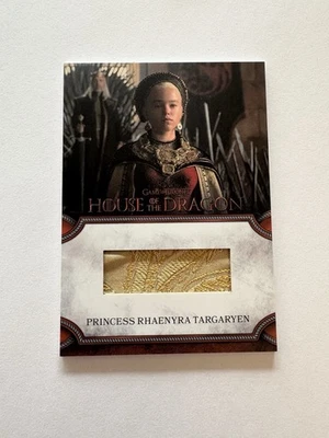 Rittenhouse House Of The Dragon Princess Rhaenyra Targaryen Relic Card RC12 - Image 1 of 2