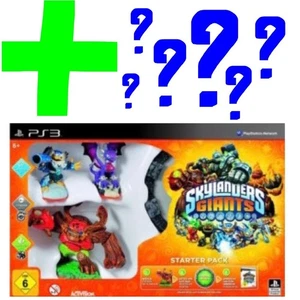 PS3 SKYLANDERS GIANTS Starter Pack + X Figuren verschiede Elemente ohne OVP - Bild 1 von 6