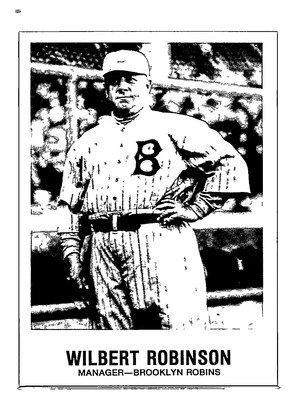 1981 Galasso Glossy Greats TCMA #162 Wilbert Robinson Brooklyn Dodgers -NM - Image 1 of 2