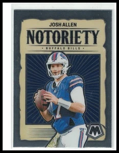 2024 Panini Mosaic #4 Josh Allen Notoriety Buffalo Bills - Bild 1 von 2