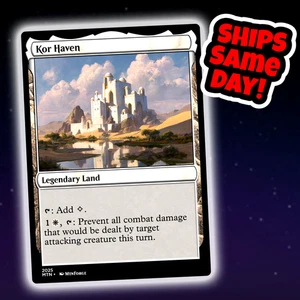 Kor Haven - Carta Playtest Personalizzata Art Magic: The Gathering - Comandante EDH - Foto 1 di 4