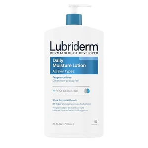 Lubriderm Daily Moisture Lotion + Pro-Ceramide, Fragrance Free Hydrating Lotion - Picture 1 of 7