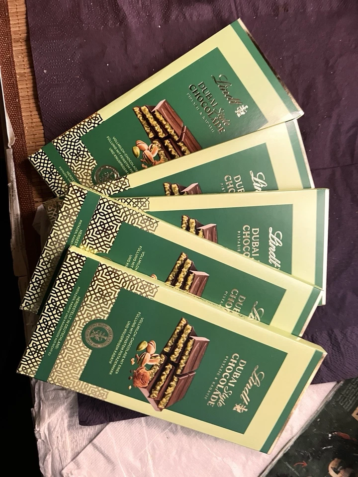 Lindt Dubai Style Schokolade Limitierte Edition 5er - Bild 1 von 1