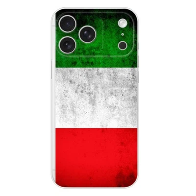Custodia in silicone - Compatibile con Apple iPhone 17 Pro Max - design bandi... - Immagine 1 di 4