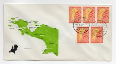 Netherlands New Guinea cover map New Guinea postmark SORONGDOOM - A024 - Image 1 of 2