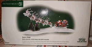 Dept 56 SANTA'S SLEIGH Heritage Village Collection #56.58630 Tested - Picture 1 of 6