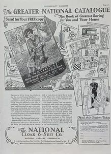 1927 National Cloak & Suit Co. Vintage Print Ad 1920s Greater National Catalogue - Picture 1 of 1