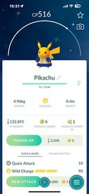 - Pok&eacute;mon Go - Shiny Kurta Pikachu  - P T C  - Description