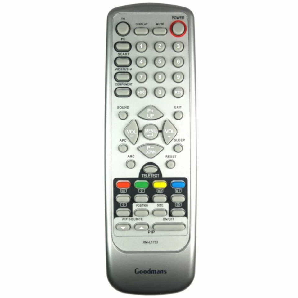 Genuine Goodmans GTV30WLCD TV Remote Control - Image 1 of 1