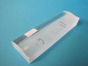 OHARA OPTICAL GLASS S-LAH66 NEW 3 LBS 0OZ BILLET BLOCK SCHOTT EQUIV N-LAF34 TAF1 - Picture 1 of 11