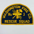 Washington Fire Company No 1 Rescue Squad Patch G6