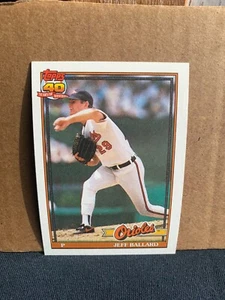 1991 Topps Baseballkarte Baltimore Orioles Jeff Ballard - Bild 1 von 2