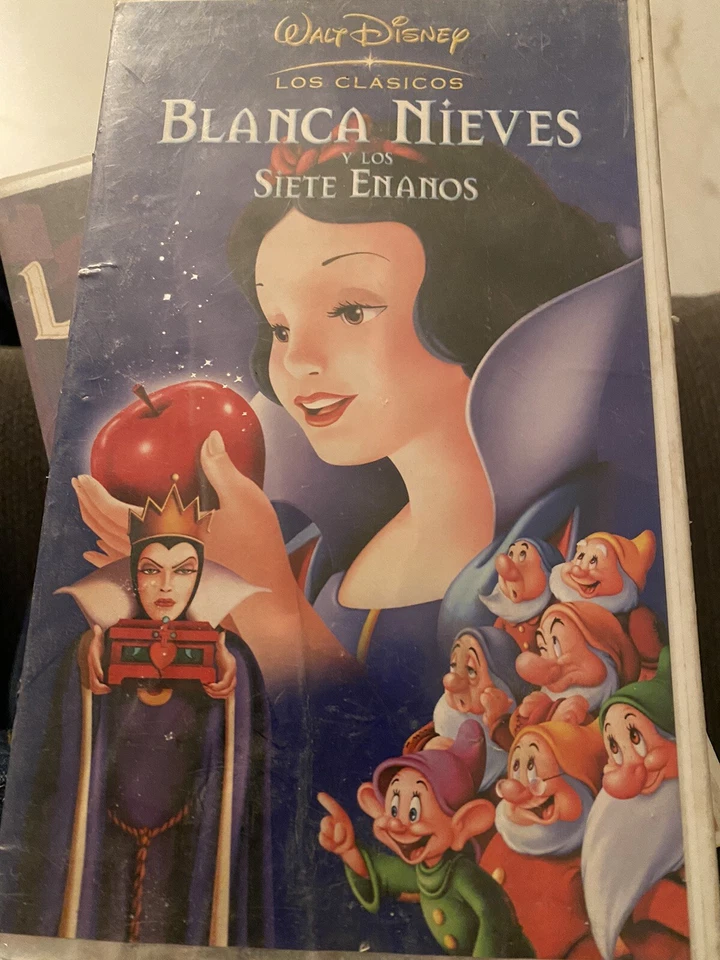 Disney Snow White & Seven Dwarfs Blanca Nieves VHS Spanish - Image 1 of 4