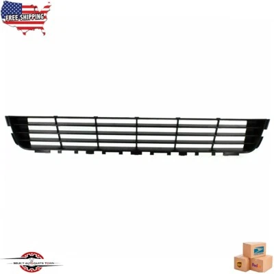 Fits 2006-2009 Mercury Milan New Front Center Bumper Grille Matte Black Plastic - Imagem 1 de 4