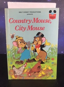 Vintage Country Mouse City Mouse Disney's Wonderful World of Reading Book - Picture 1 of 3