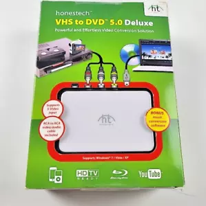 Honestech VHS to DVD 5.0 Deluxe (VDD5M) VHS Beta Camcorder Upload to YOUTUBE - Picture 1 of 9