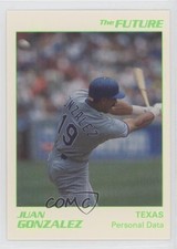 1991 Star The Future /1000 Juan Gonzalez #9